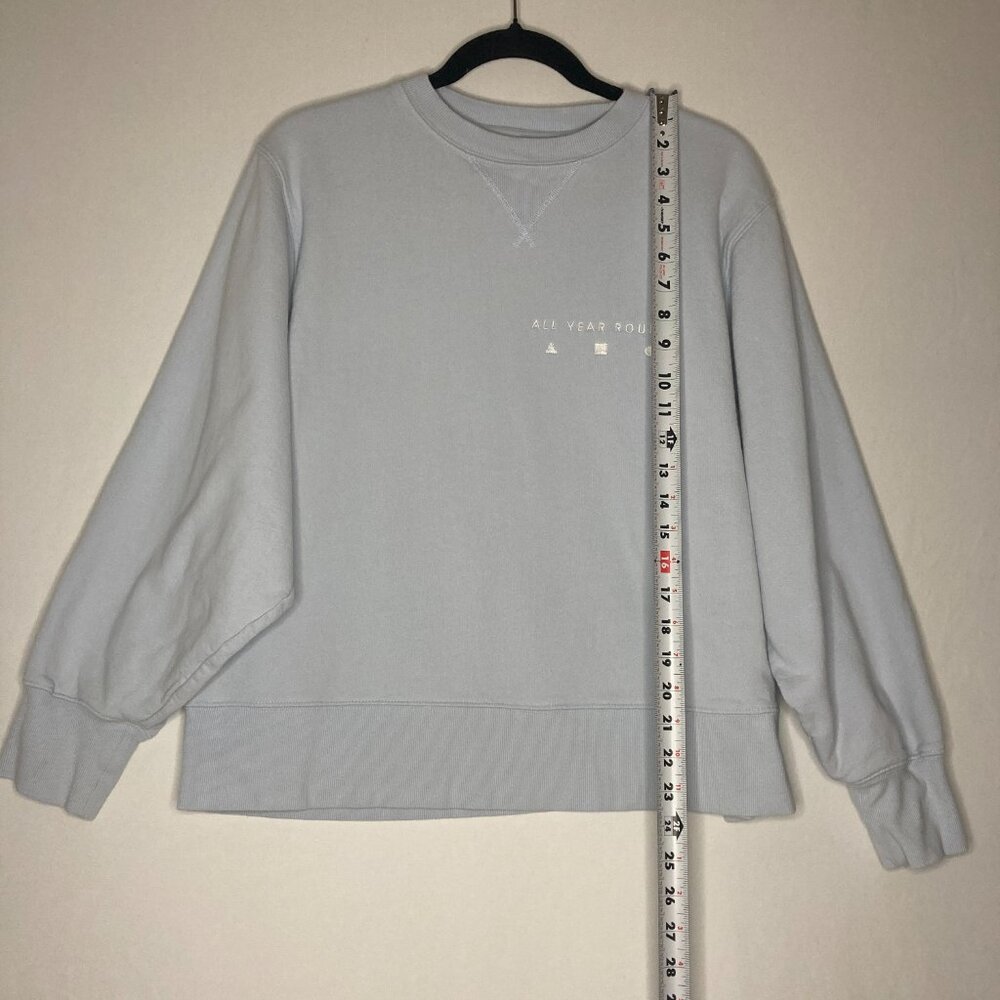 AYR All Year Round The Sweatshirt Crewneck Light Blue Small Classic 100% Cotton - Picture 6 of 12